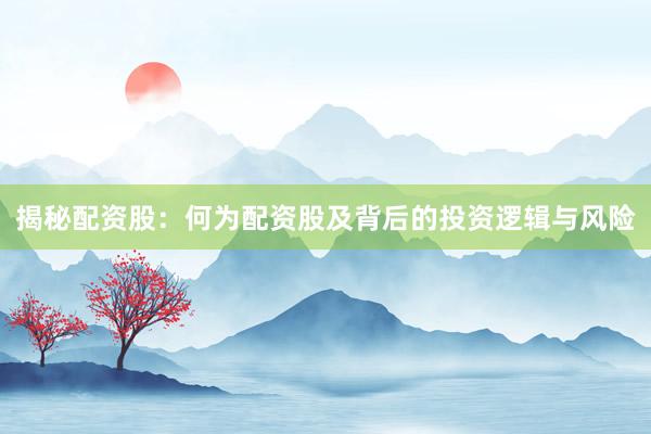 揭秘配资股：何为配资股及背后的投资逻辑与风险